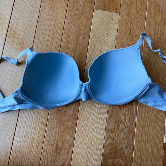 Aerie 34DD Real Sunnie Demi Powder Blue Lace - Picture 5 of 5